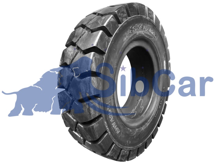 Шина цельнолитая с буртом 15х4.5-8/3.00 (OB503) АДВАНС Easi-Fit