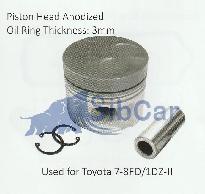Поршень Toyoyta 1DZ (0,5)